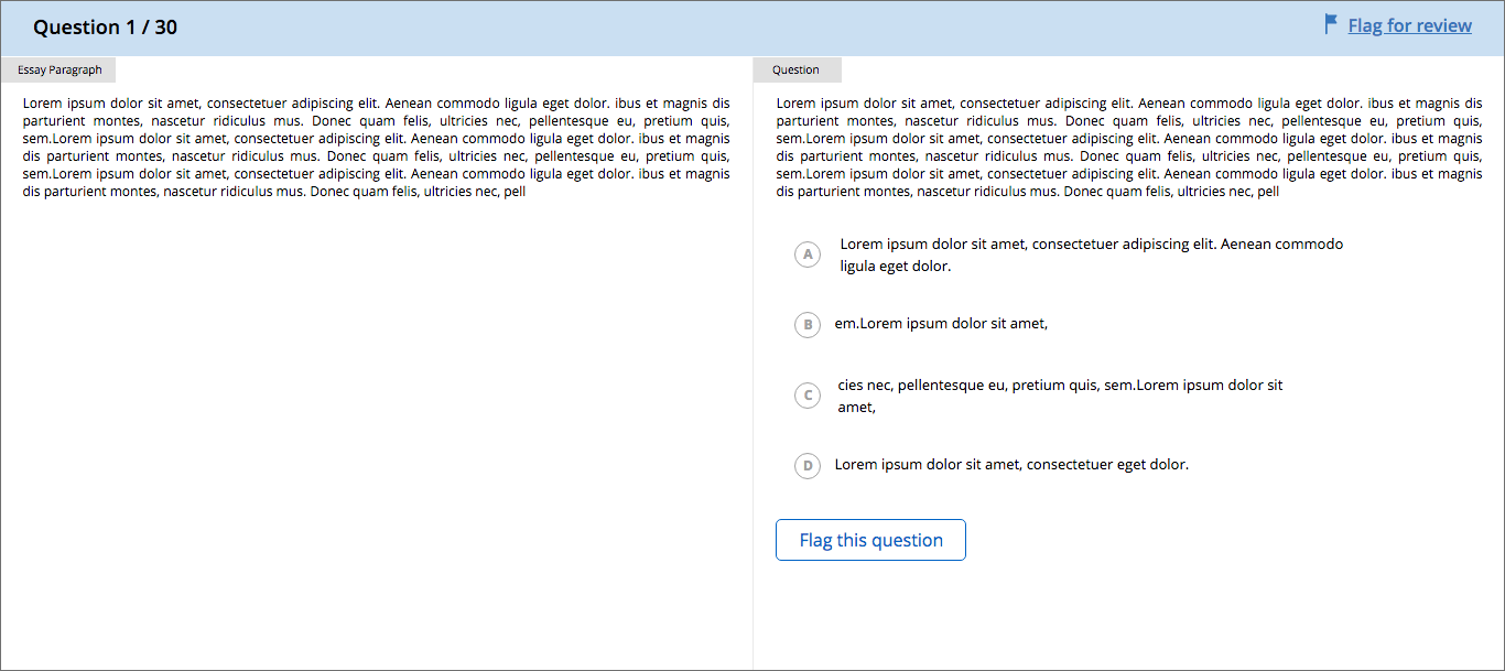 Computer Based Test Template